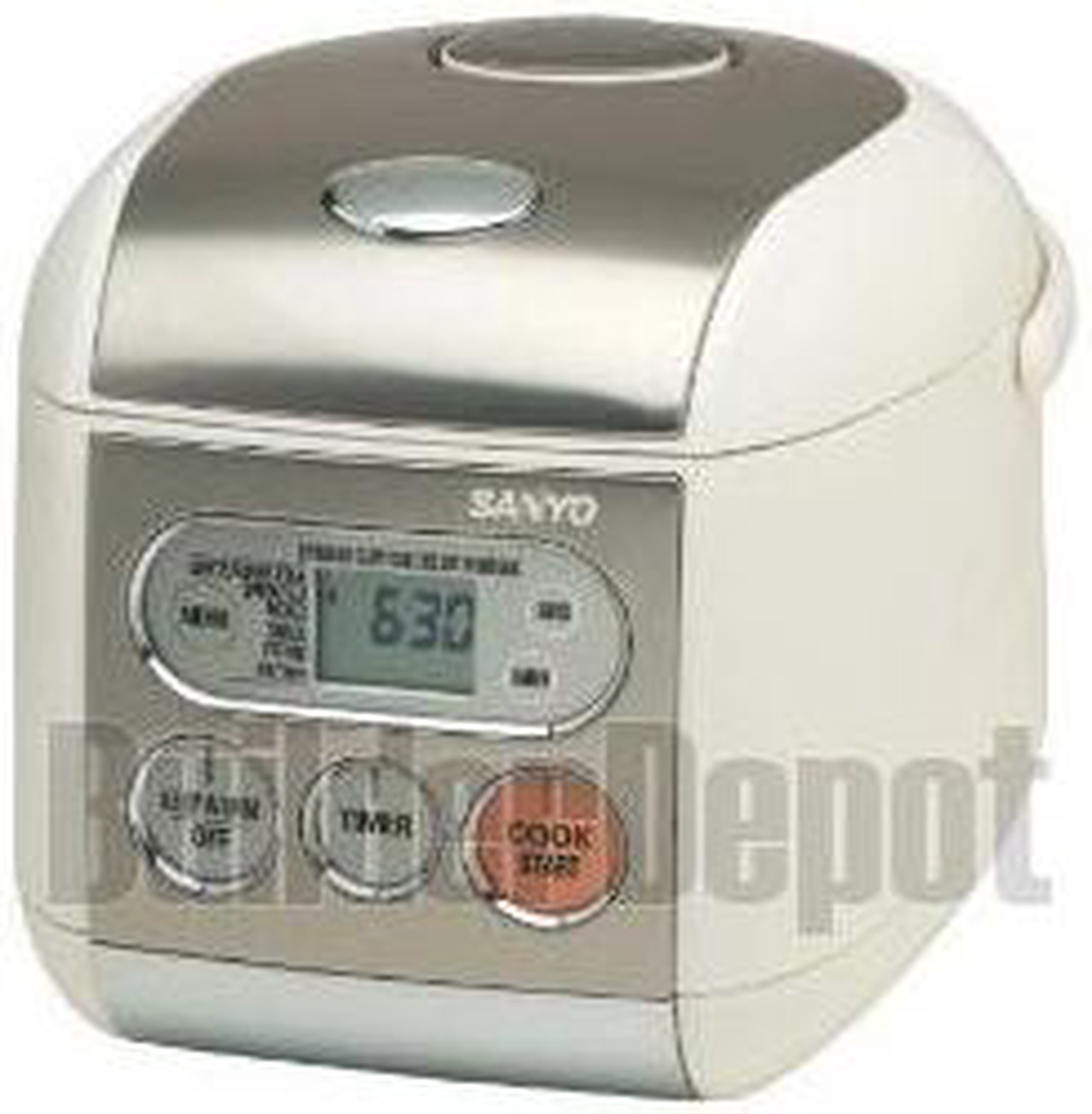 SANYO ECJ-F50S Off-White 5-Cup Micom Rice Cooker & Steamer - Newegg.com