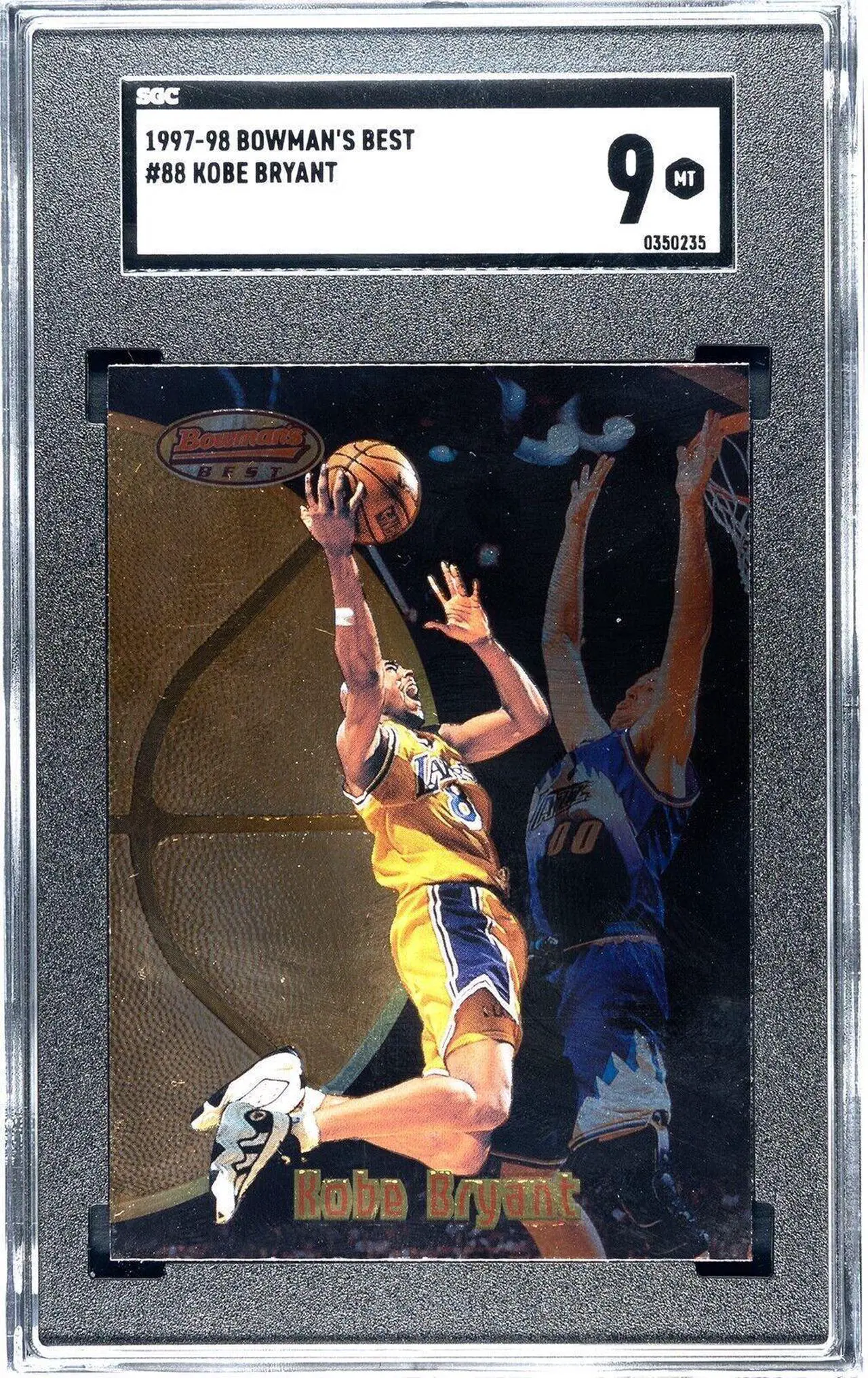 Main image of Kobe Bryant 1997-98 Bowman's Best Card #88- SGC Graded 9 Mint (Los Angeles Lakers)