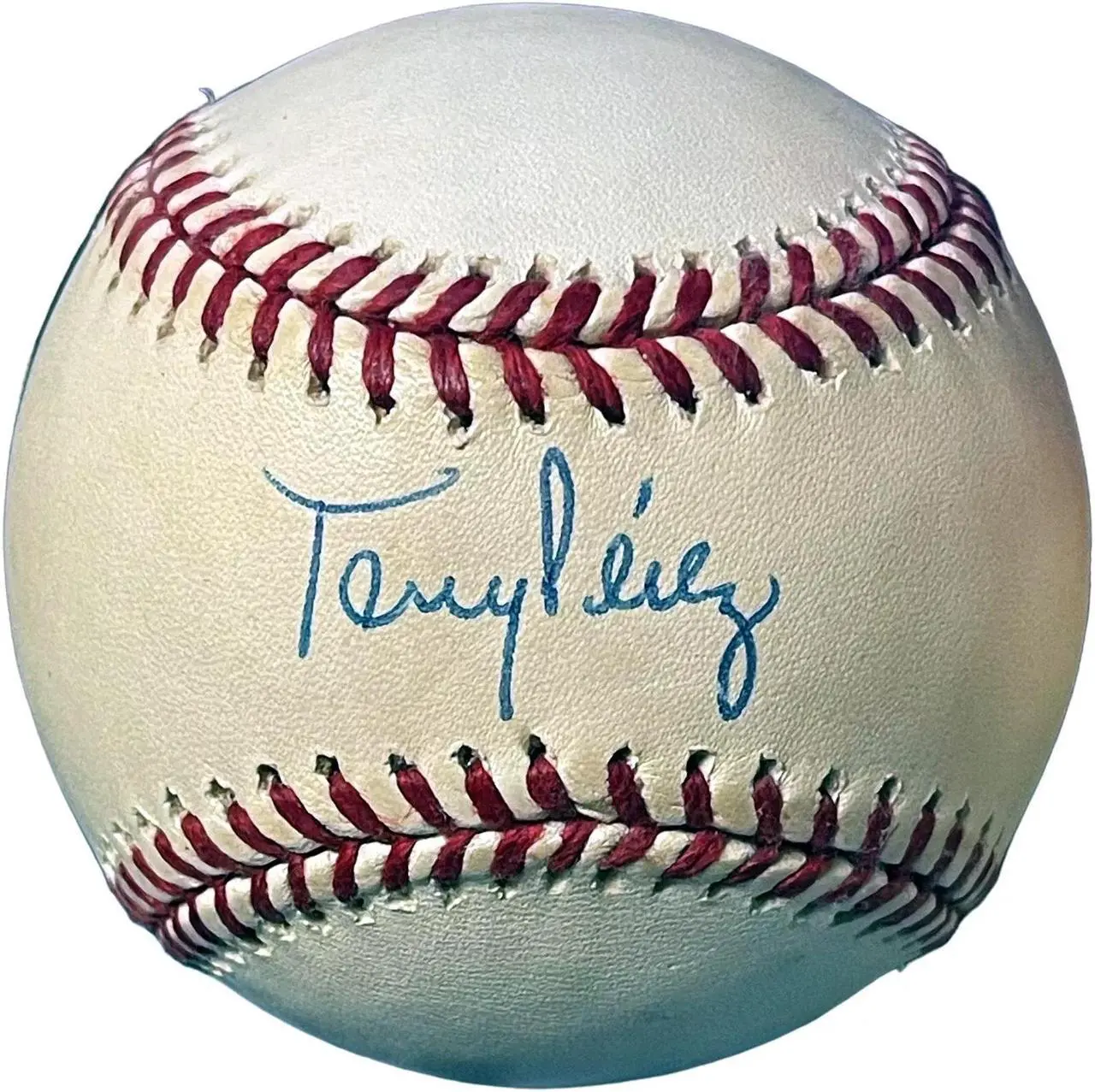 Main image of Tony Perez signed Official Rawlings RONL National League Baseball minor tone- COA (Cincinnati Reds/HOF)