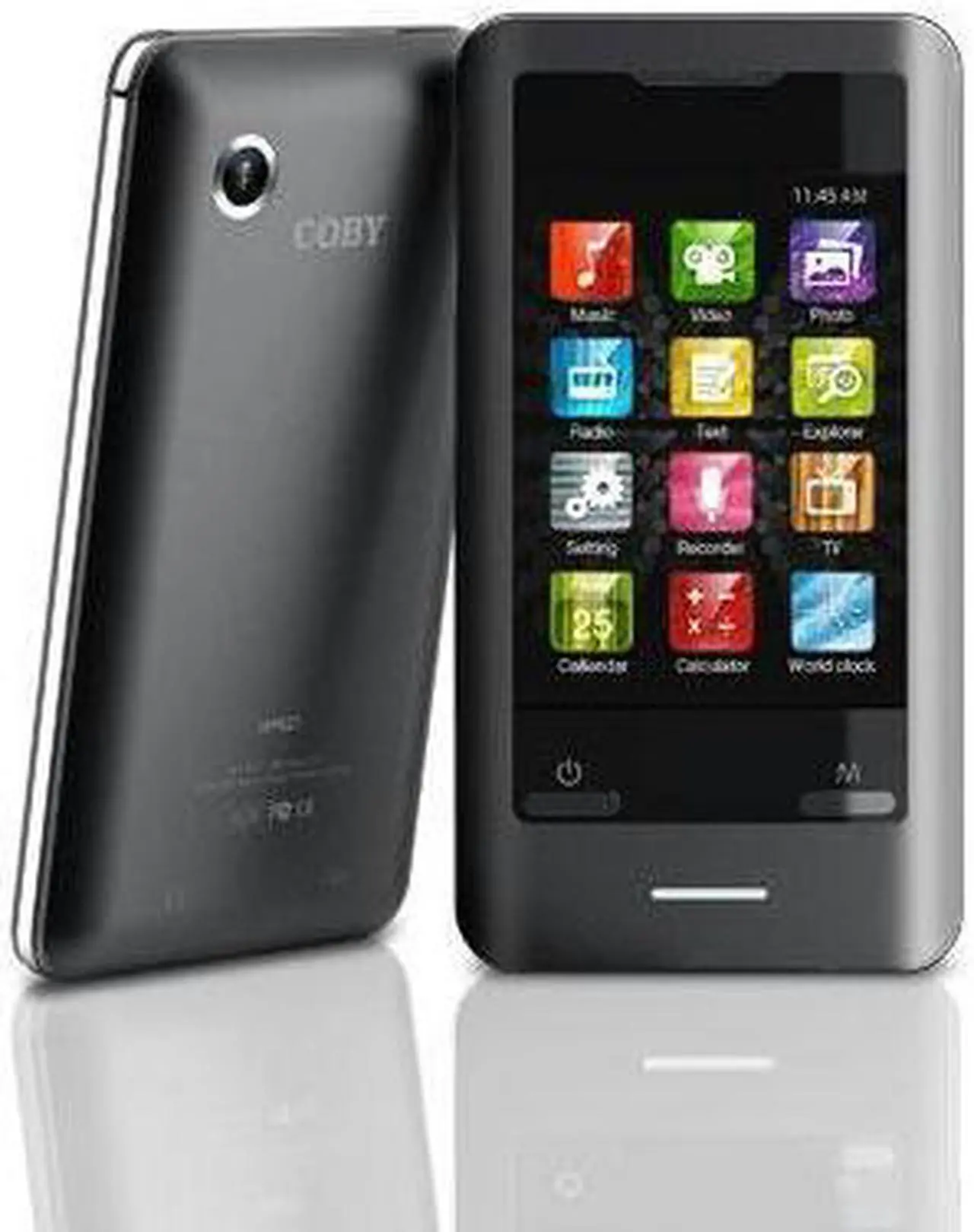 Main image of Coby 2.8" Black 8GB Video MP3 Player MP828