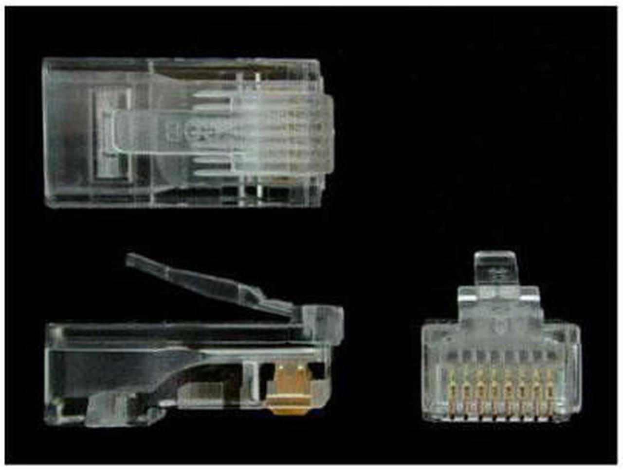 StarTech.com Cat5e RJ45 Stranded Modular Plug Connector - 50 Pkg