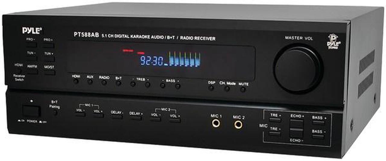 Alt view image 11 of 11 - New Pyle Pt588ab 5.1 Ch Home Theater Am Fm Receiver & Amplifier W/ Bluetooth