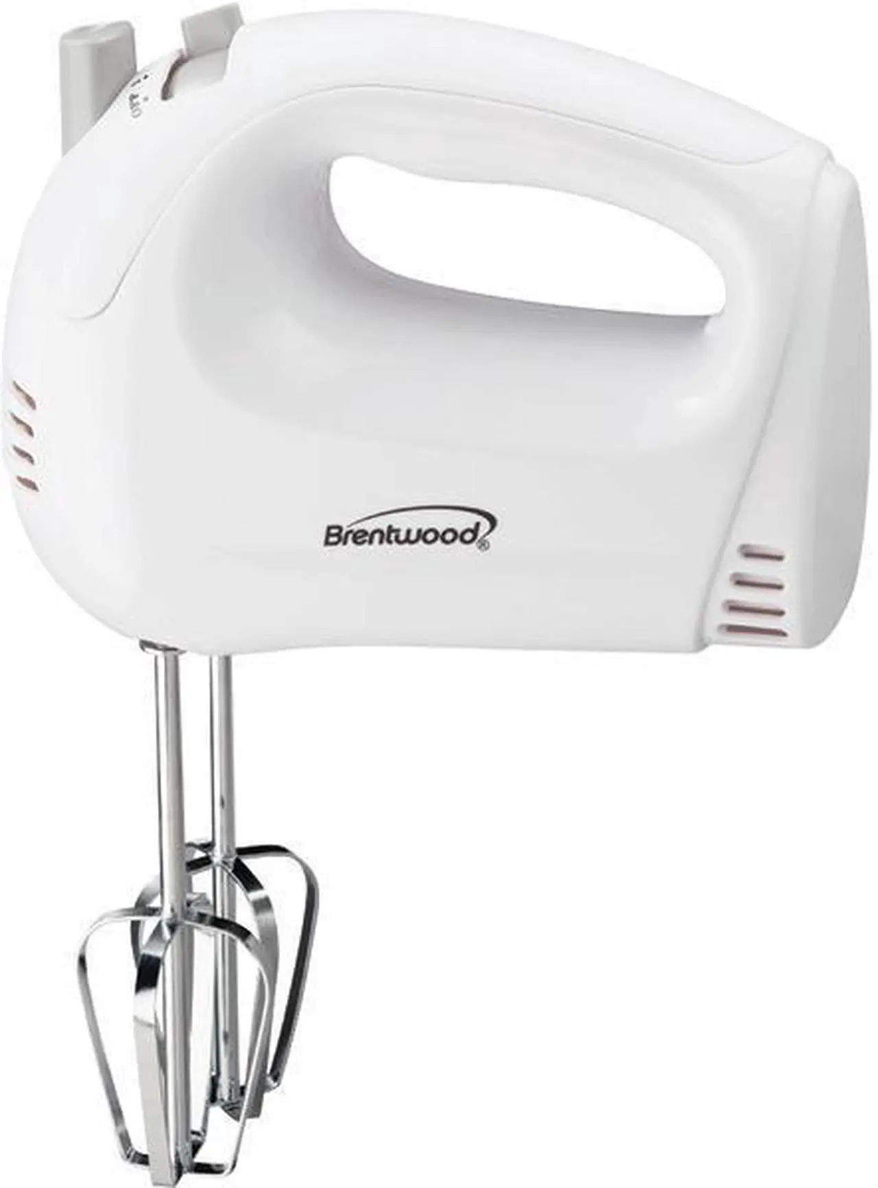Main image of Brentwood Lightweight 5-Speed Electric Hand Mixer, White HM-45