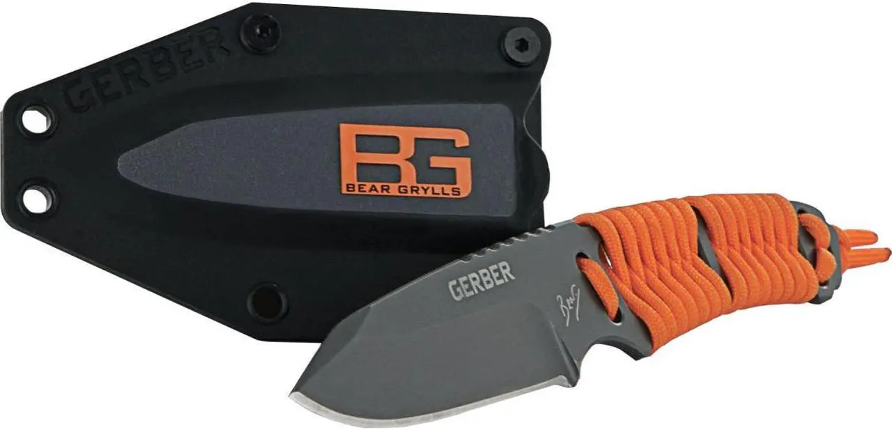 Alt view image 8 of 12 - Gerber Bear Grylls Paracord Fixed Blade Knife 31-001683