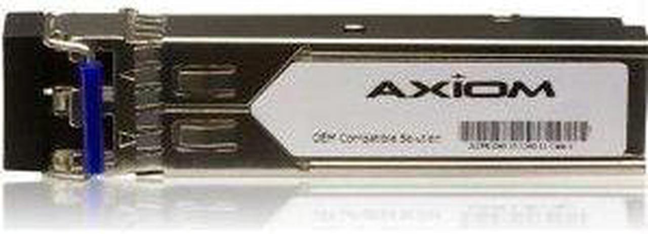 Axiom XFP Transceiver Modules are certified 100% compliant in all OEM applications. They are pre-configured with an application specific code to meet the requirement set forth by the router and switch OEMs. Axiom compatible transceivers per