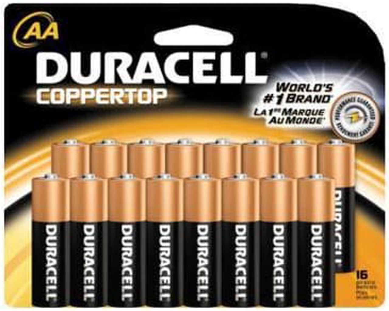 Alt view image 6 of 20 - Duracell Coppertop 1.5V AA Alkaline Battery, 16-pack