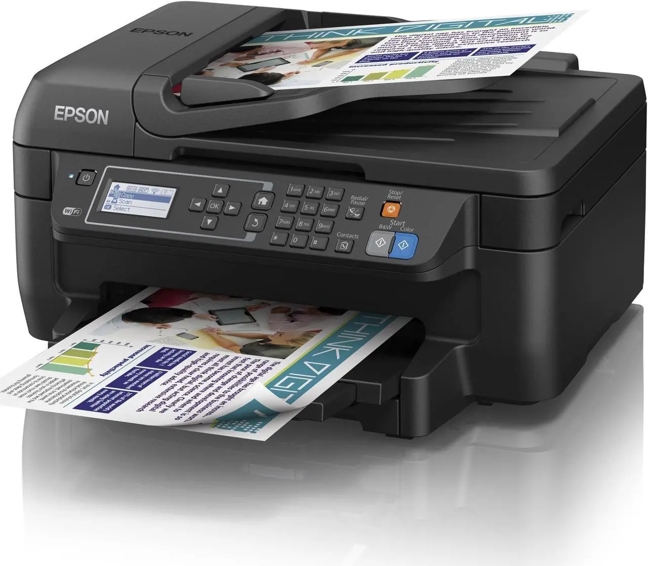 Alt view image 3 of 18 - EPSON WorkForce WF-2650 USB All-in-One Printer