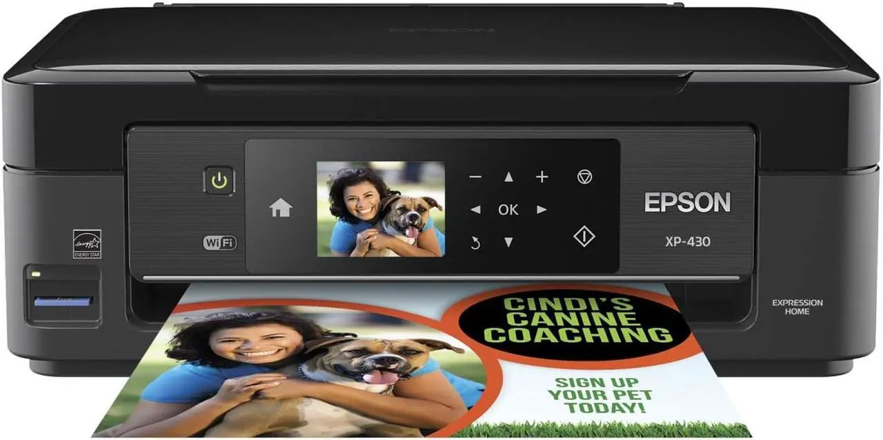 Alt view image 7 of 19 - EPSON Expression XP-430 (C11CE59201) 5760 dpi x 1440 dpi wireless/USB color Inkjet MFP Printer