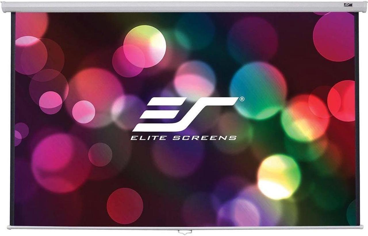 Alt view image 2 of 16 - Elite Screens Manual M120H Manual Projection Screen - 120" - 16:9 - Wall/Ceiling Mount