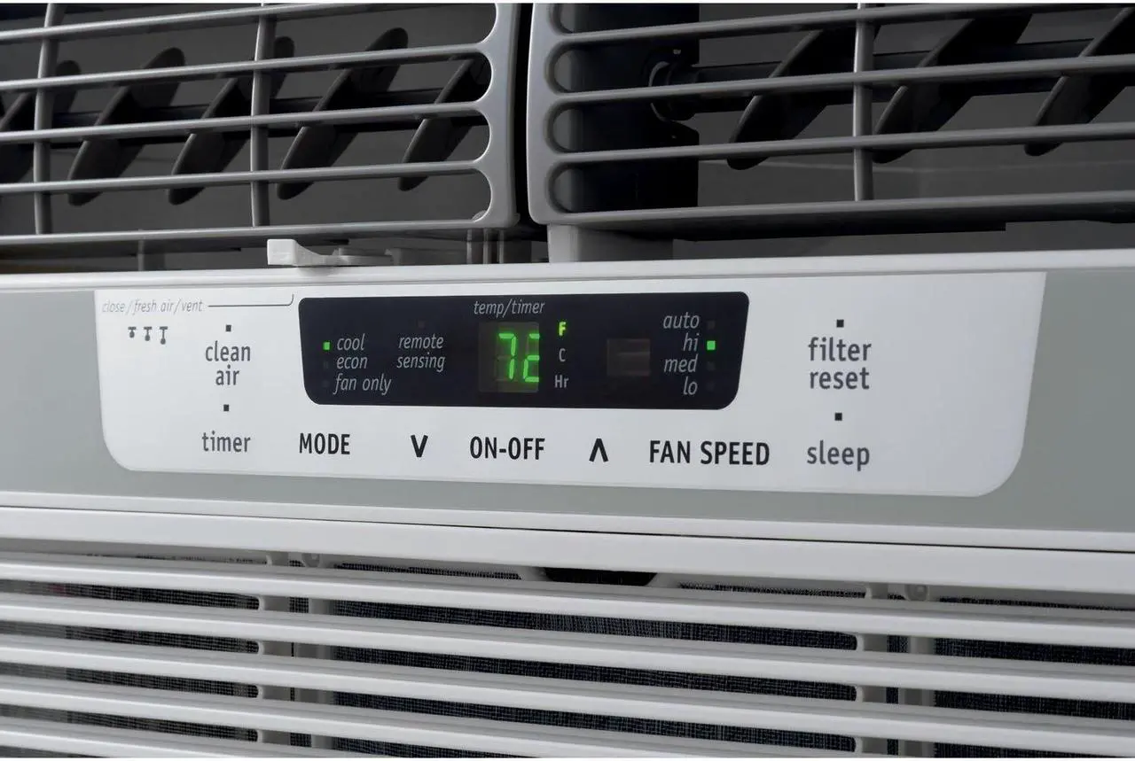 Alt view image 5 of 7 - Frigidaire 12,000 BTU Window-Mounted Room Air Conditioner FFRE1233Q1