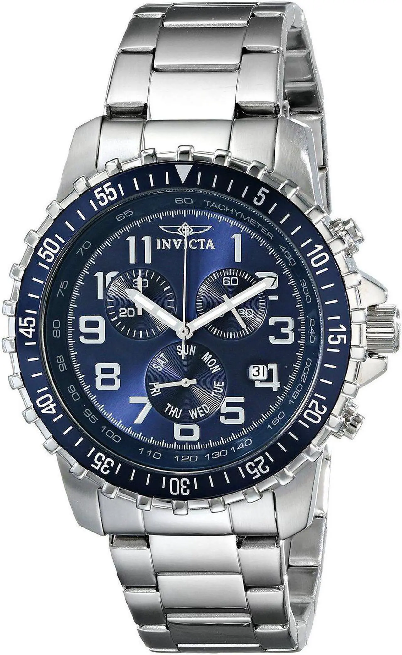 Alt view image 8 of 17 - Invicta  Specialty 6621  Stainless Steel Chronograph  Watch