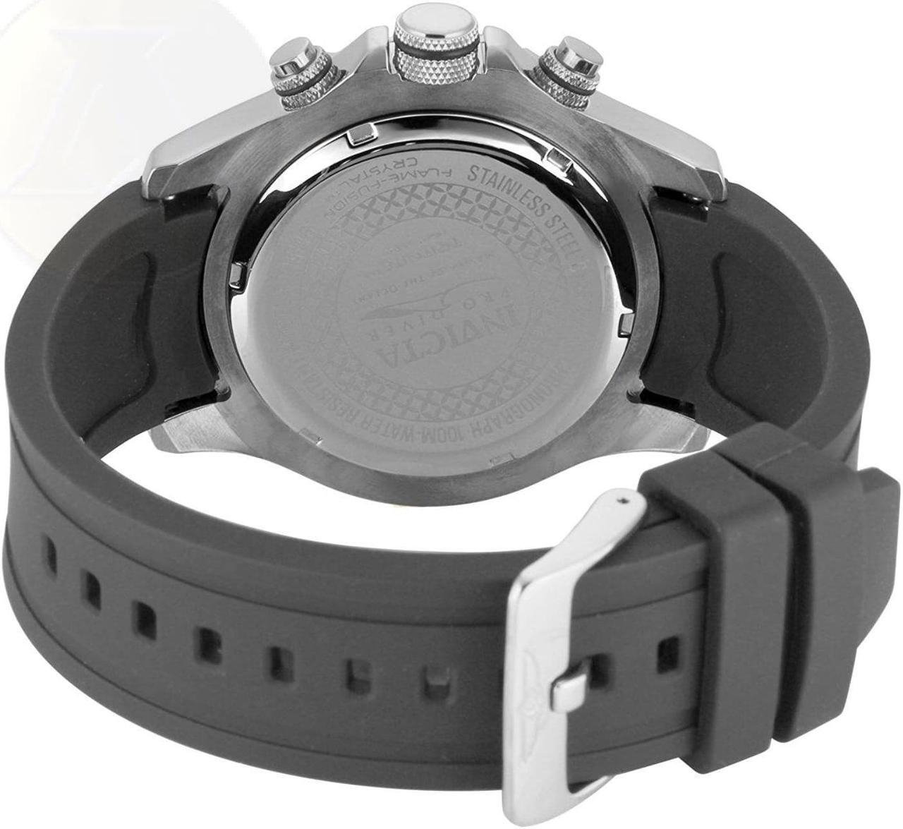 Alt view image 4 of 9 - Men's Pro Diver Black Dial Black Polyurethane