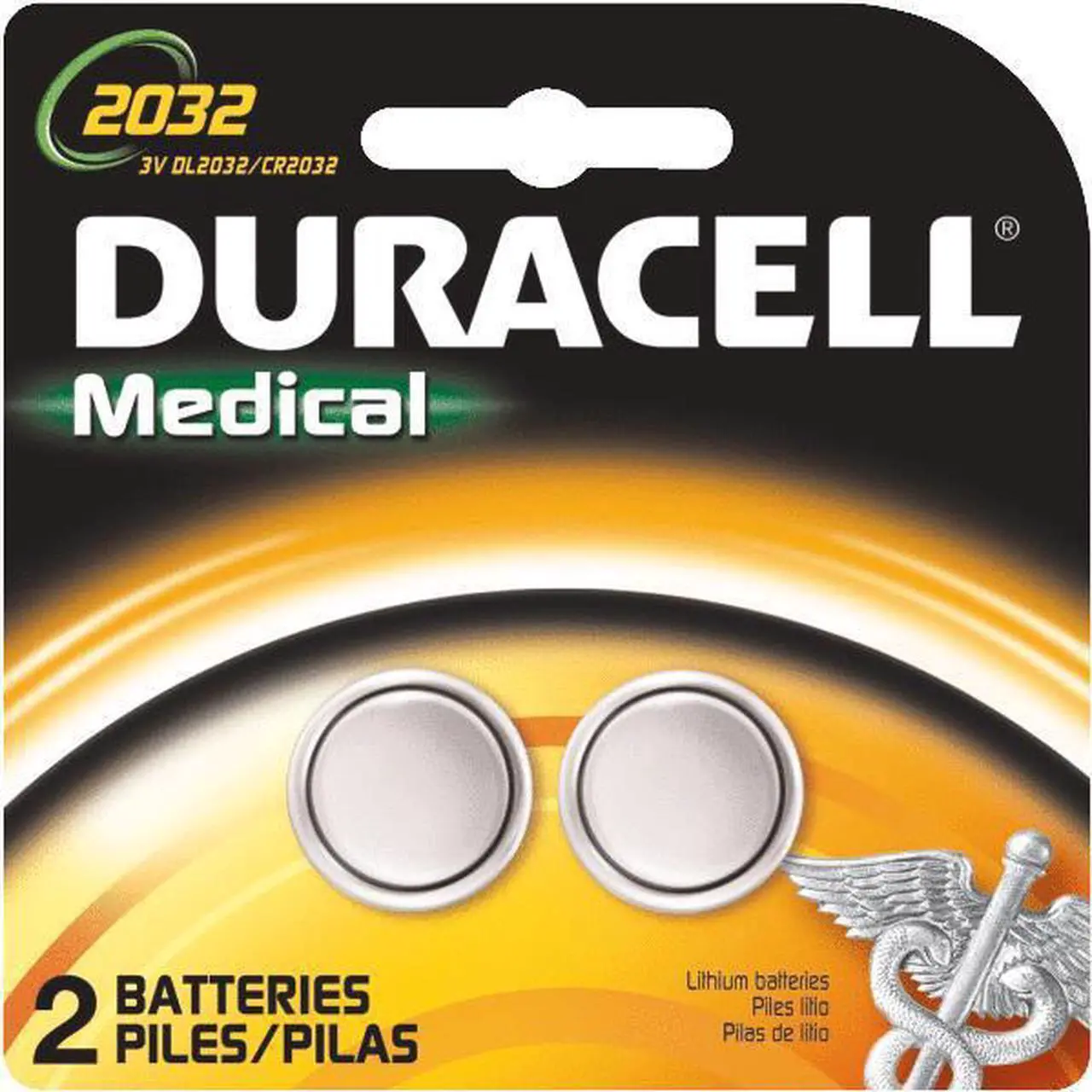 Alt view image 2 of 20 - DURACELL DL2032B2PK Coin Cell,2032,Lithium,3V,PK2