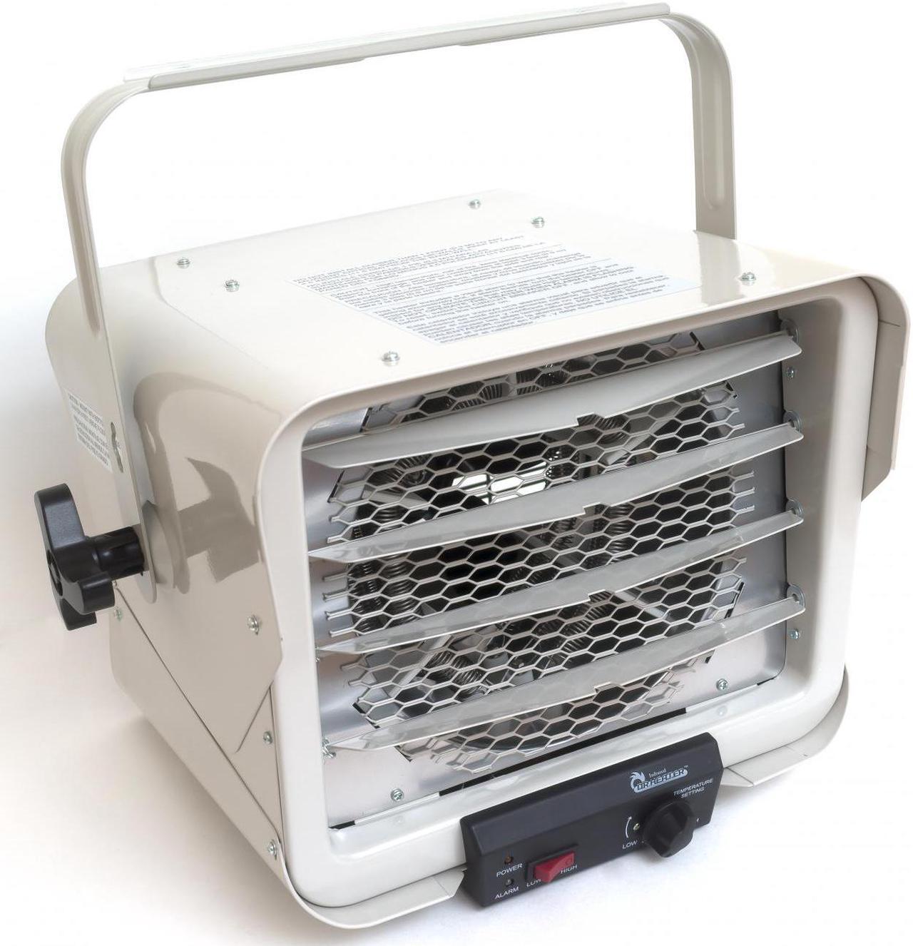 Alt view image 2 of 10 - Dr Infrared Heater DR-966 , 240-Volt, 3000W/6000W Shop Garage Commercial Heater, Hardwiring Required (Power Cord Not Included)