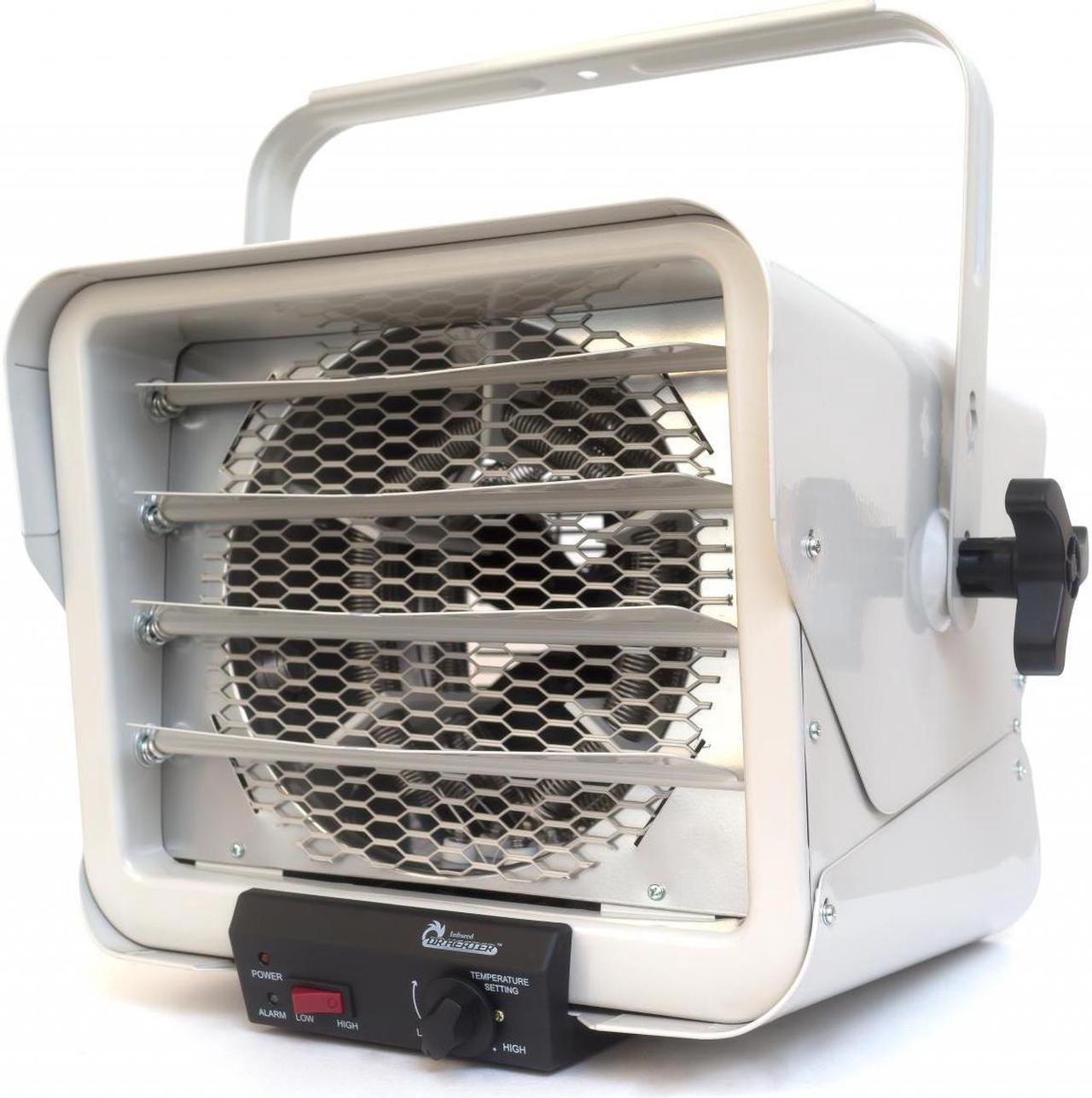 Alt view image 3 of 10 - Dr Infrared Heater DR-966 , 240-Volt, 3000W/6000W Shop Garage Commercial Heater, Hardwiring Required (Power Cord Not Included)