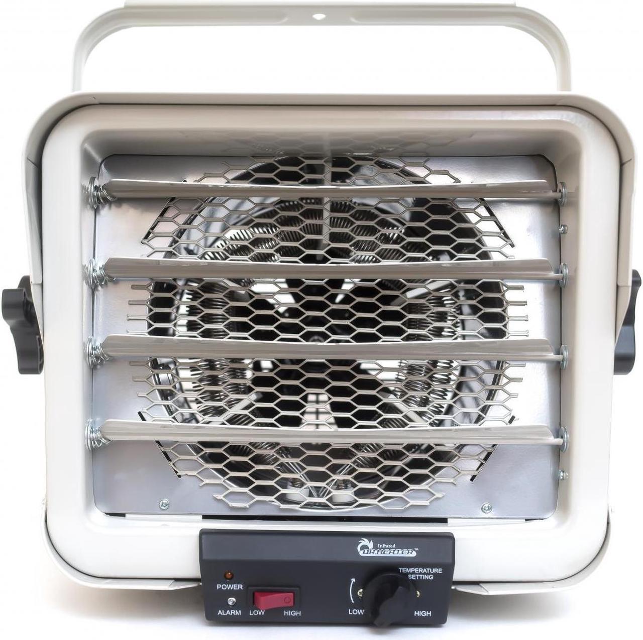 Alt view image 4 of 10 - Dr Infrared Heater DR-966 , 240-Volt, 3000W/6000W Shop Garage Commercial Heater, Hardwiring Required (Power Cord Not Included)