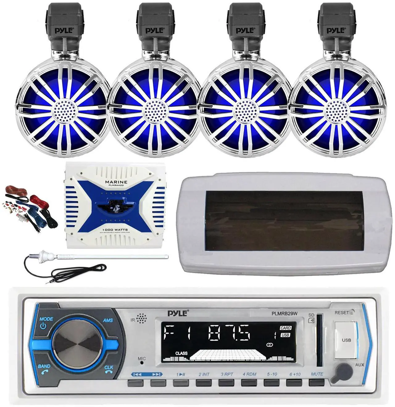 Pyle PLMRB29W MP3 USB SD Bluetooth In-Dash Radio Receiver - Foto 7