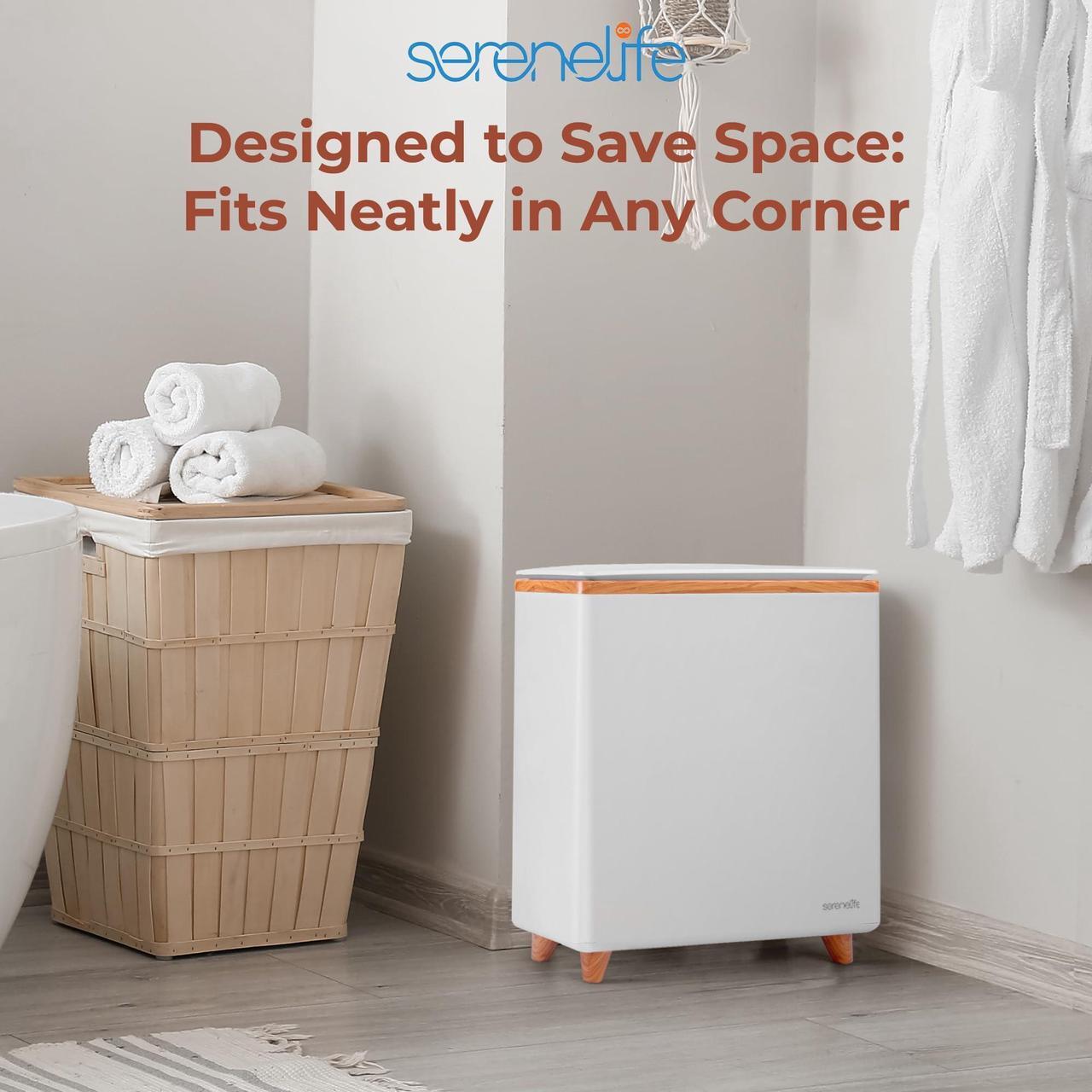 Alt view image 6 of 7 - SereneLife SLTLR660W Rectangular Bucket-Large Capacity Single Touch Towel & Blanket Warmer with Built-in WiFi Capability (Natural)