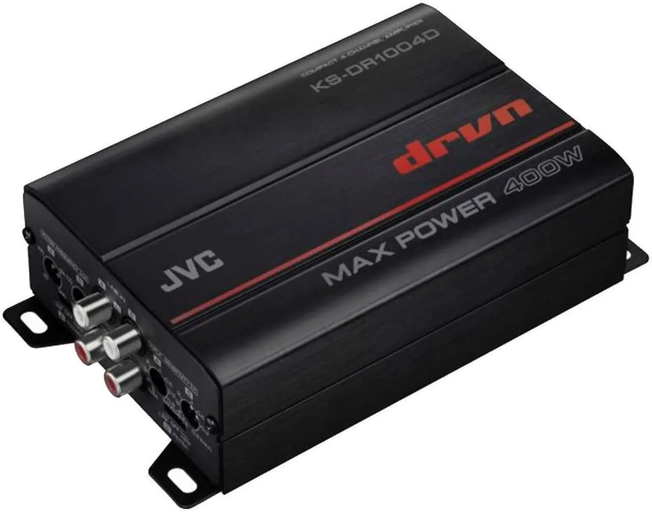 Alt view image 4 of 7 - JVC KD-T92MBS Single-DIN Marine Bluetooth USB/AUX CD Player AM/FM Stereo Receiver W/White Cover, 4x 6.5" 100W Max Power 2-Way Boat Speakers, 4-Channel Compact Amplifier W/8 Gauge Wiring Kit, Antenna