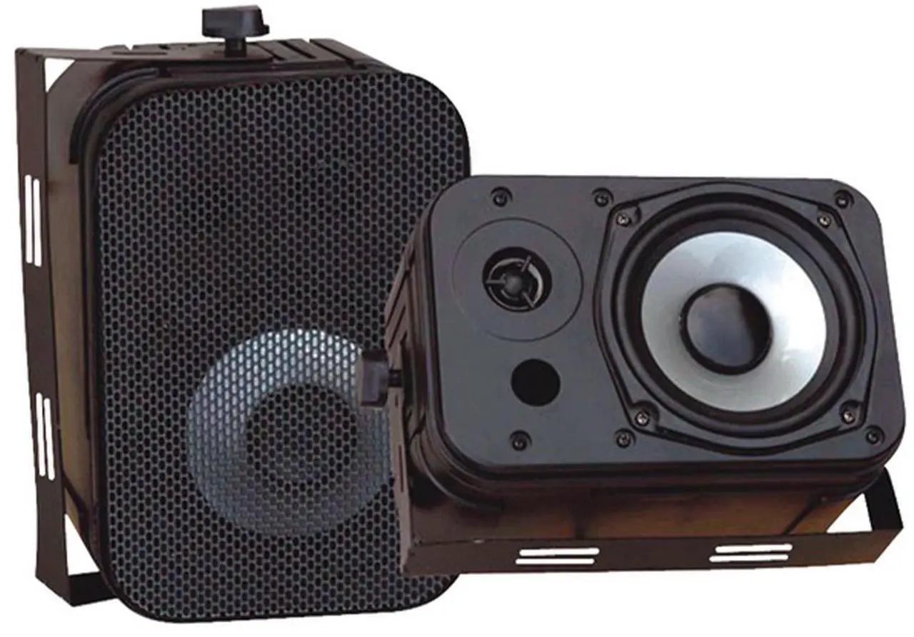 Alt view image 5 of 7 - Pyle PLRMR23BTW Single-DIN Bluetooth Marine USB/AUX MP3/SD AM/FM Radio Stereo Receiver W/White Cover, 4x 5.25" 400W Max Power Indoor/Outdoor Black Waterproof Speakers W/50 Feet Wire, Radio Antenna