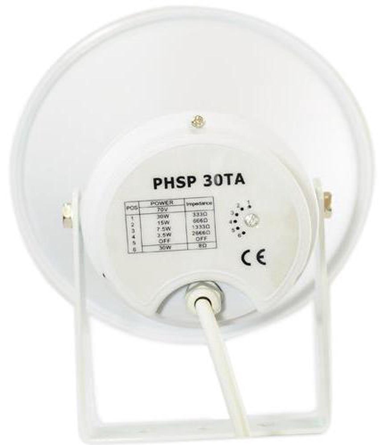 Alt view image 3 of 12 - NEW PYLE PHSP30TA 9.4" 30W INDOOR OUTDOOR 70 VOLT POWER HORN 30 WATT