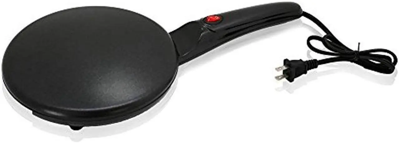 Main image of NutriChef Electric Griddle - Pan Style Crepe Maker Hot Plate Cooktop with ON/OFF Switch, Nonstick Coating, Automatic Temperature Control & Plug-in Operation for Kitchen & Countertop (PKCRM08)