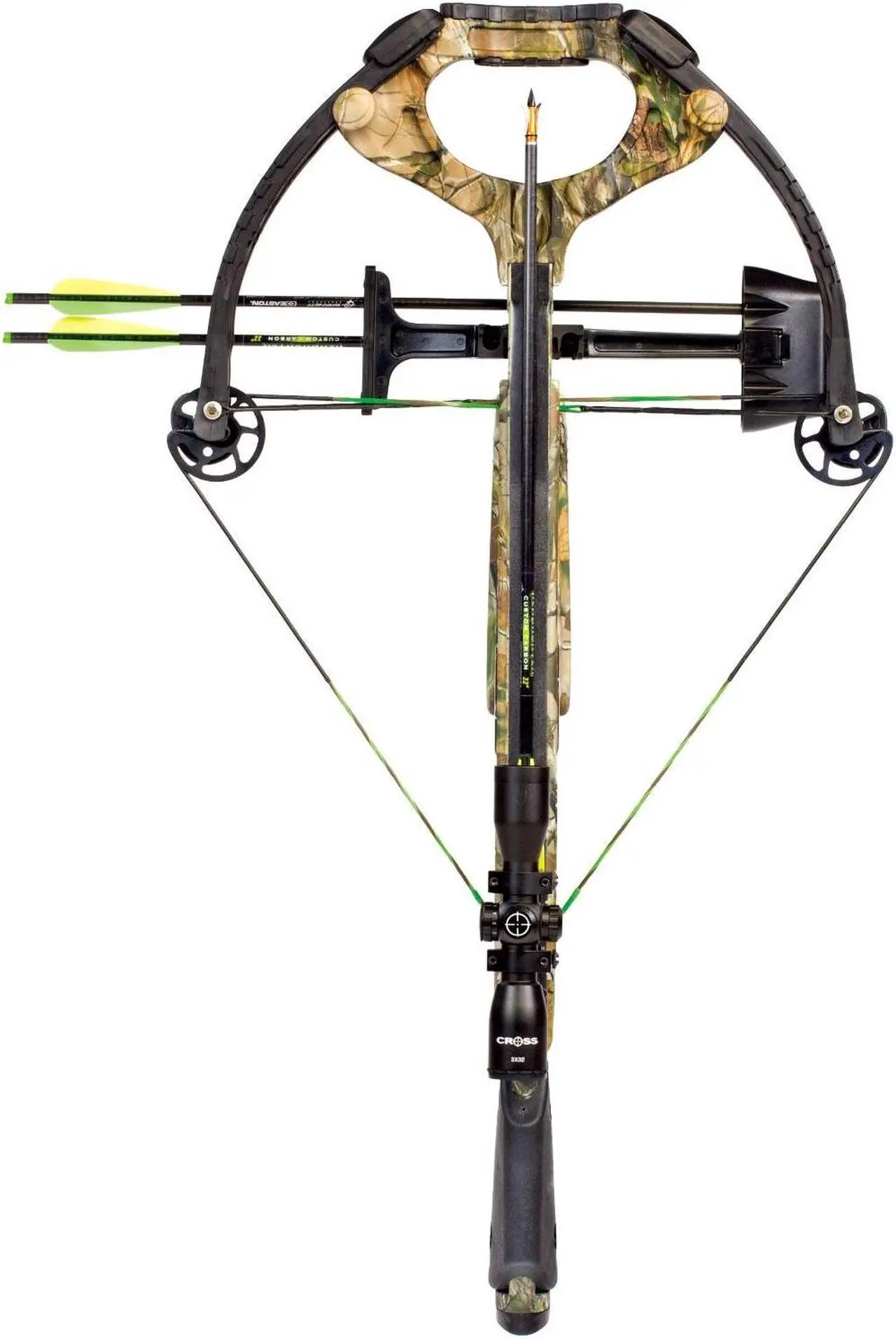 Alt view image 4 of 13 - Barnett 78015 Predator AVI Crossbow Package 4x32 Scope Quiver Bolts