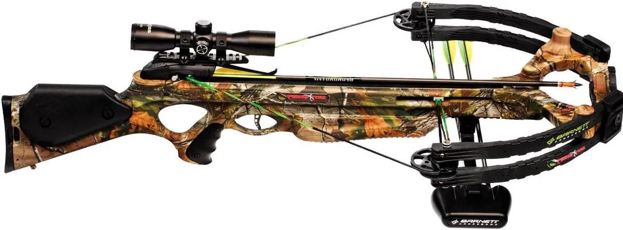 Alt view image 3 of 13 - Barnett 78015 Predator AVI Crossbow Package 4x32 Scope Quiver Bolts