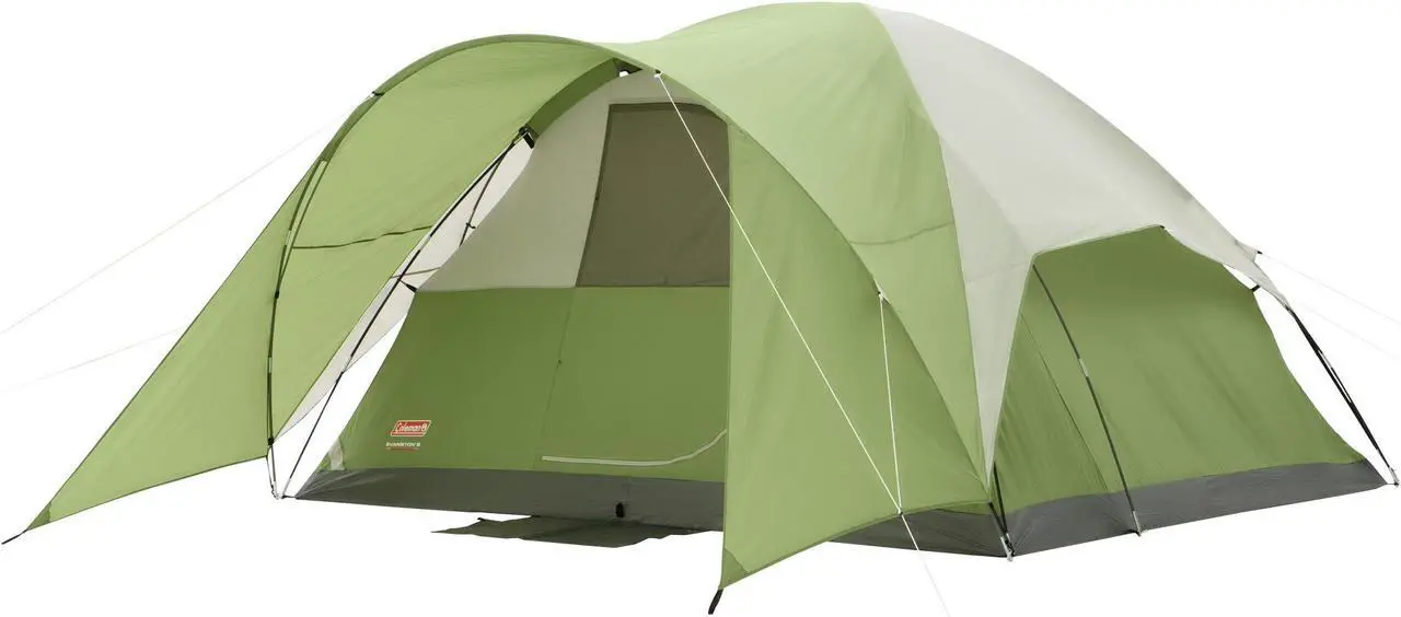Alt view image 3 of 7 - Coleman 2000001589 Camping Tent 11x10 for 6 Evanston