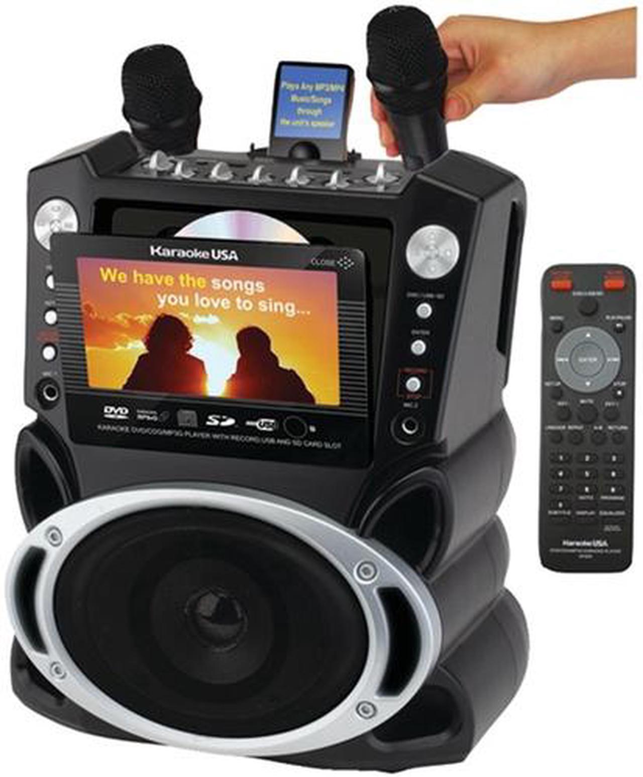 Alt view image 3 of 13 - Emerson Portable DVD/CD+G/ MP3+G Karaoke System with 7" LCD Color Screen