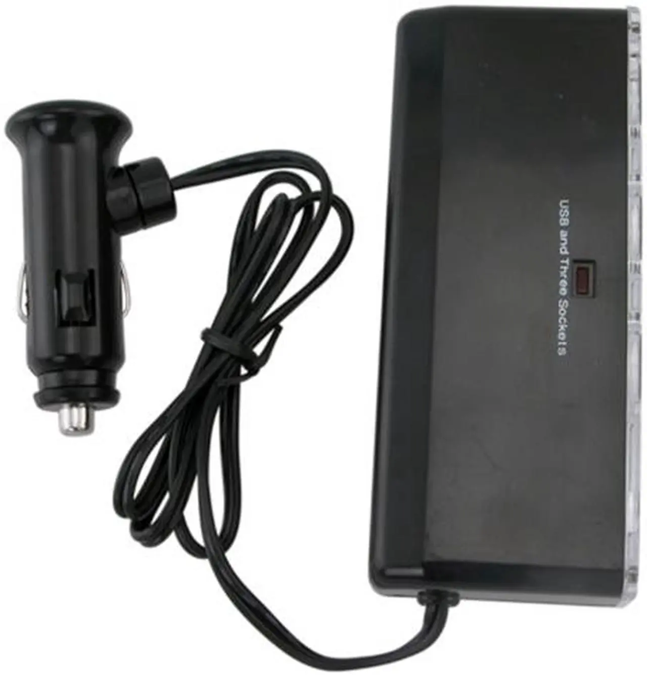 Alt view image 2 of 2 - 3in1 USB Port + Car DC Power Adapter Charger Splitter