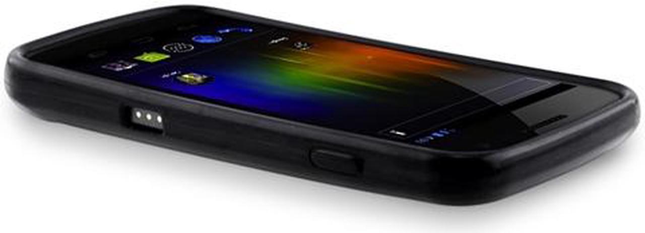 Main image of TPU Rubber Skin Case compatible with Samsung© Galaxy Nexus i9250, Black