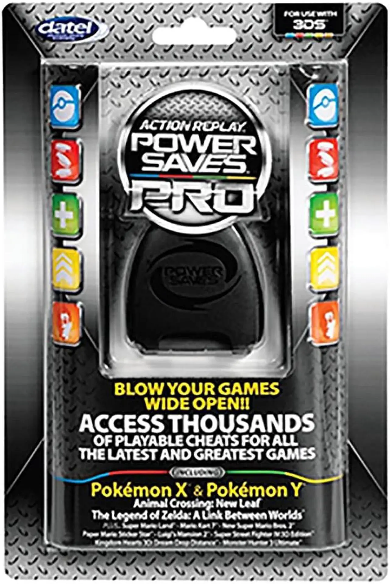 Alt view image 3 of 10 - Datel - Action Replay Power Saves Pro Cheat Codes for 3DS