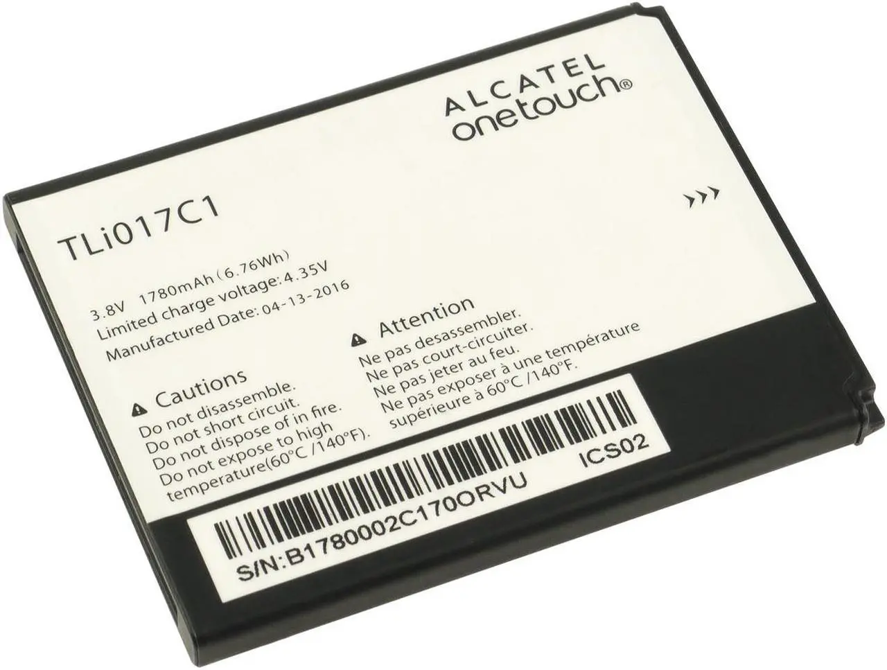 Alt view image 3 of 5 - OEM Alcatel TLi017C1 One Touch OT-5027B DAWN OT-4060O STREAK OT-4060A IDEAL