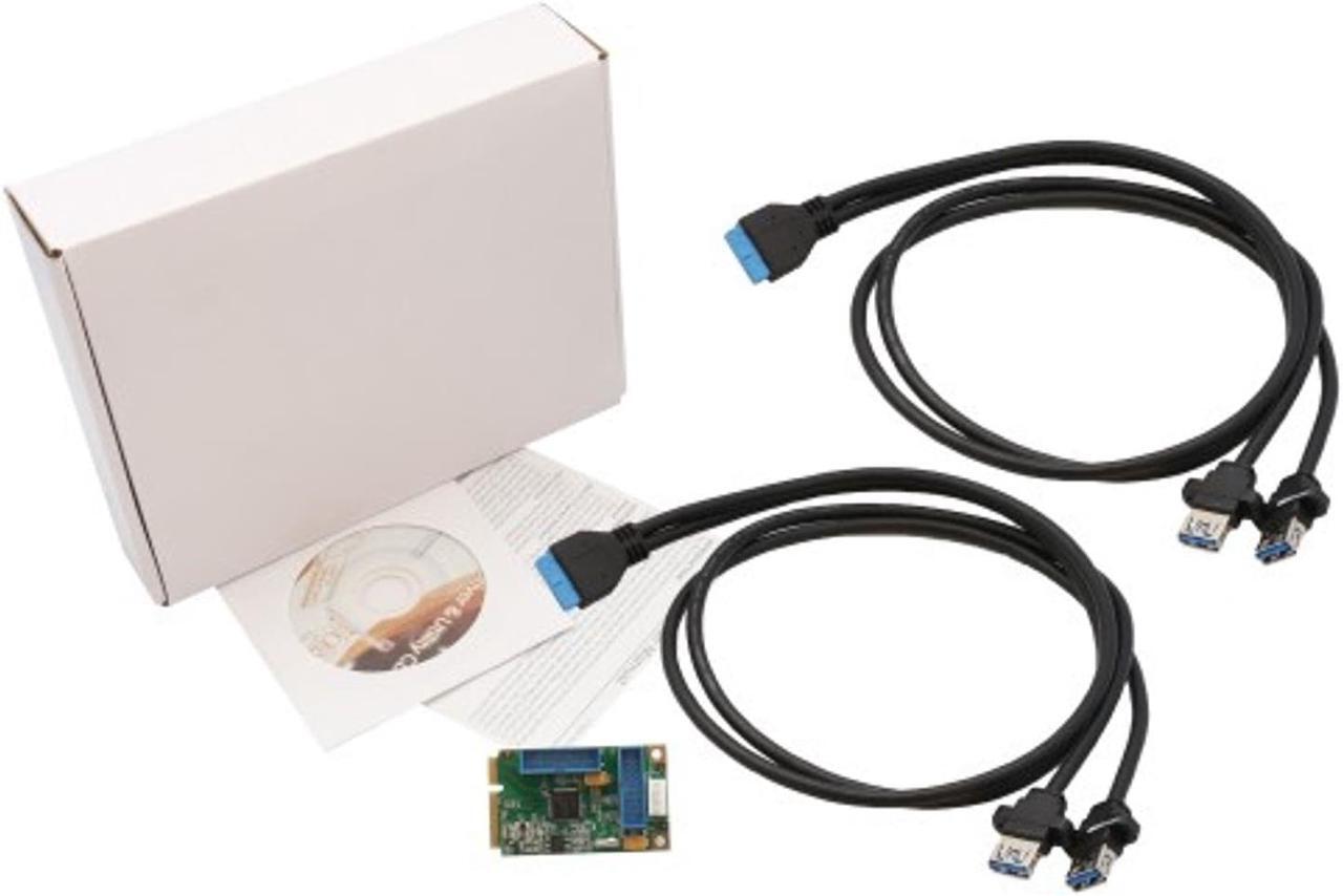 Alt view image 4 of 17 - SYBA SD-MPE20215 Mini Pci-Express 2.0 4-Port Usb3.0 Card