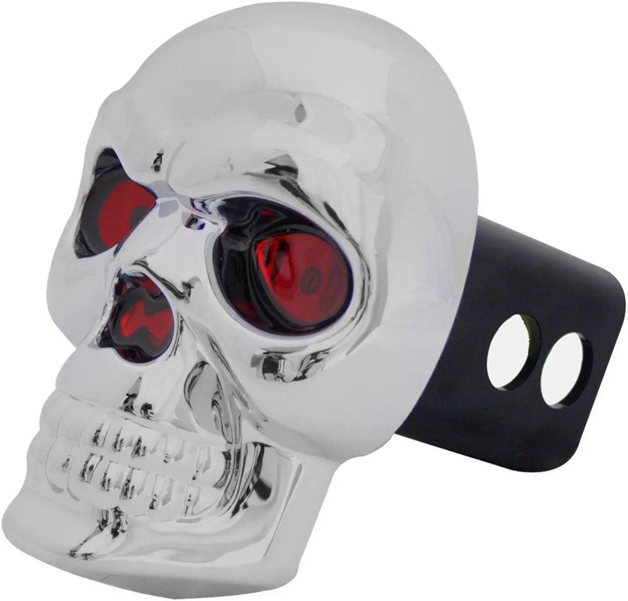 Alt view image 3 of 7 - Bully Skull LED Brake Light Tow Hitch Cover Fits 1.25 and 2 inches