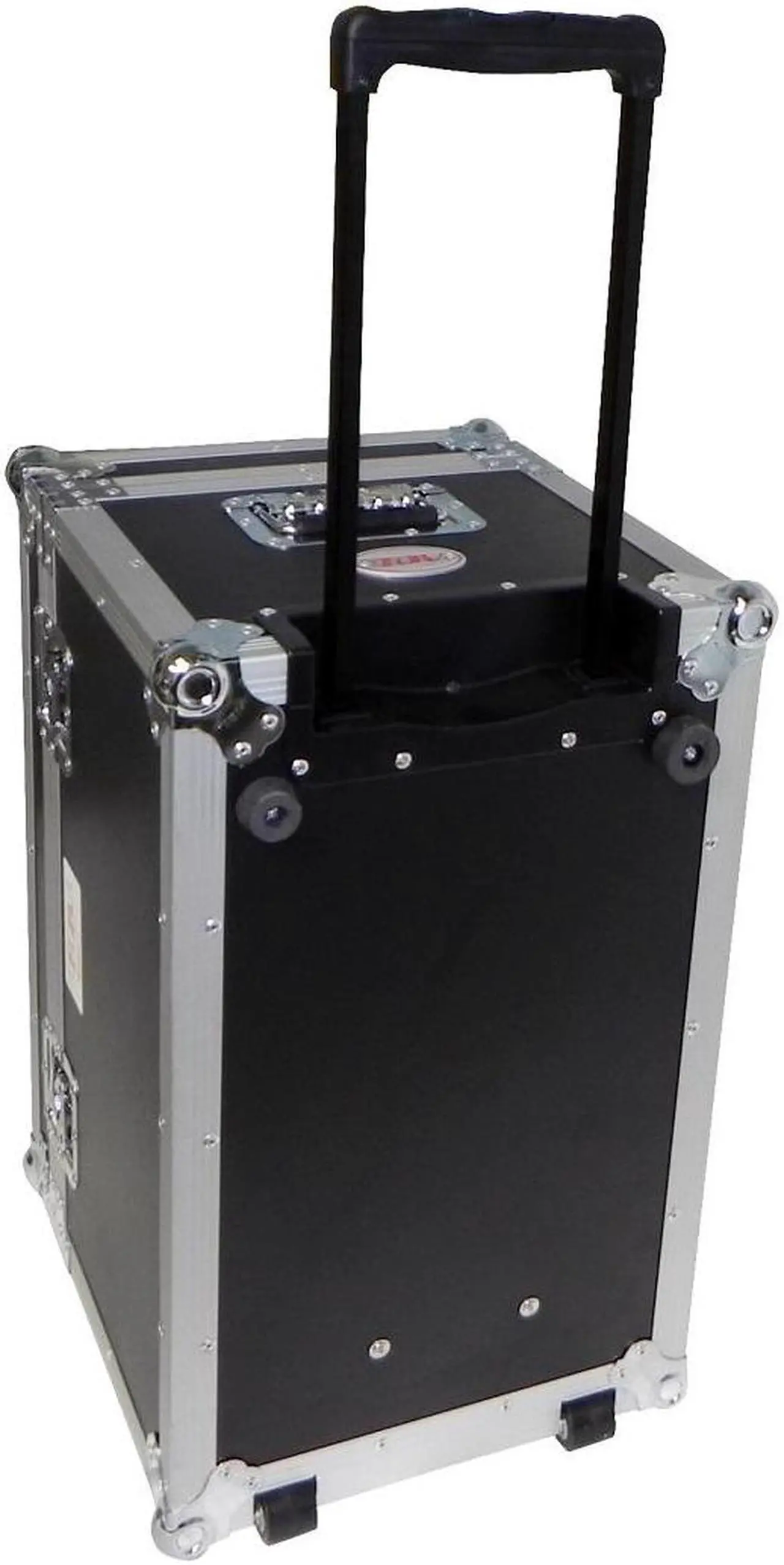 Alt view image 7 of 8 - Roll-away Utility Case W-Retractable Handle and Low-Profile Recessed Wheels 17" x 24.5" x 15" 2.2 Cu.Ft.