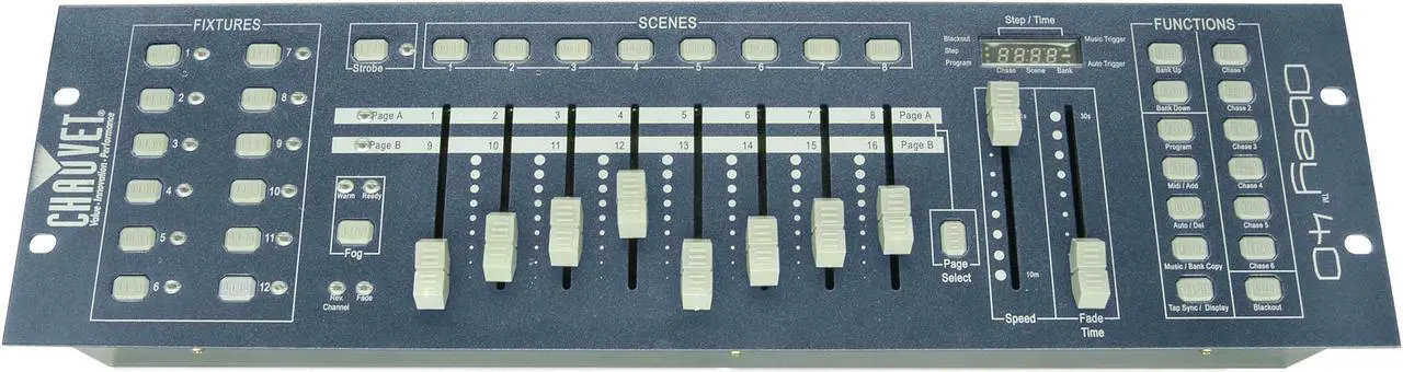 Alt view image 12 of 14 - CHAUVET DJ Obey 40 DMX Lighting Controller