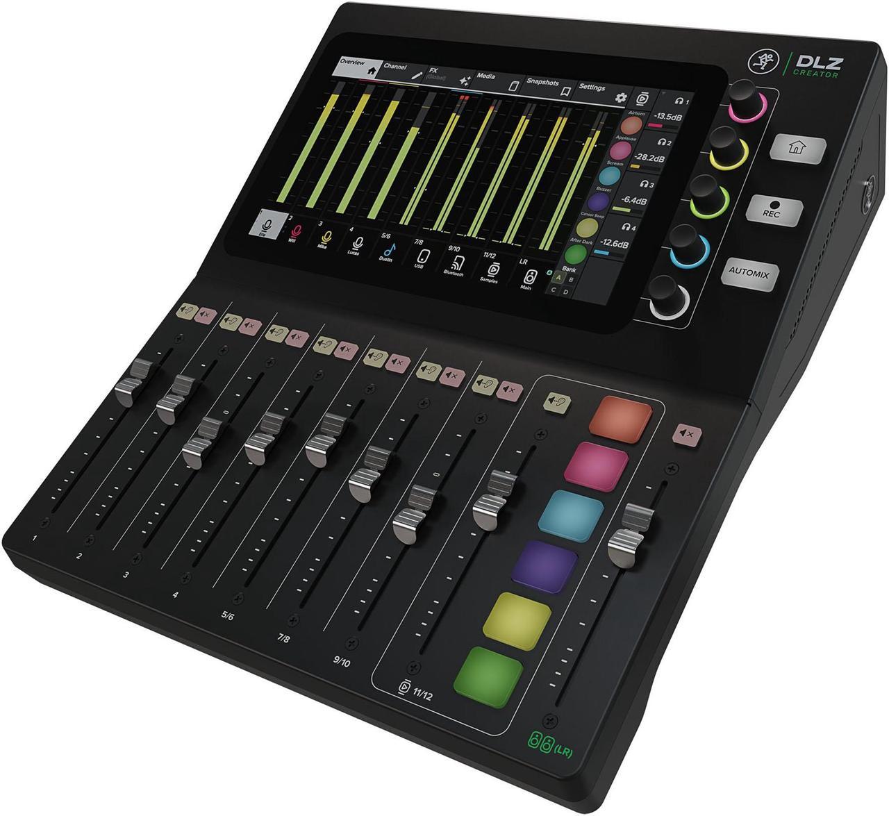 Alt view image 14 of 14 - Mackie DLZ Creator Adaptive Digital Mixer with Mix Agent Technology #2053754-00