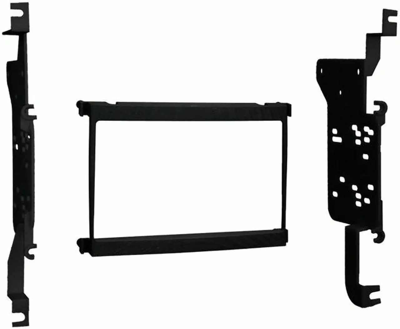 Alt view image 2 of 6 - Metra 95-8157B (Black) Double DIN Installation Kit for 1992-2000 Lexus SC300 and SC400