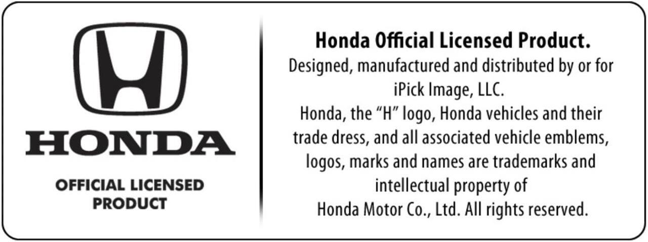 Alt view image 5 of 5 - Honda Passport Gunmetal Black Metal Plate PU Leather Strap Key Chain