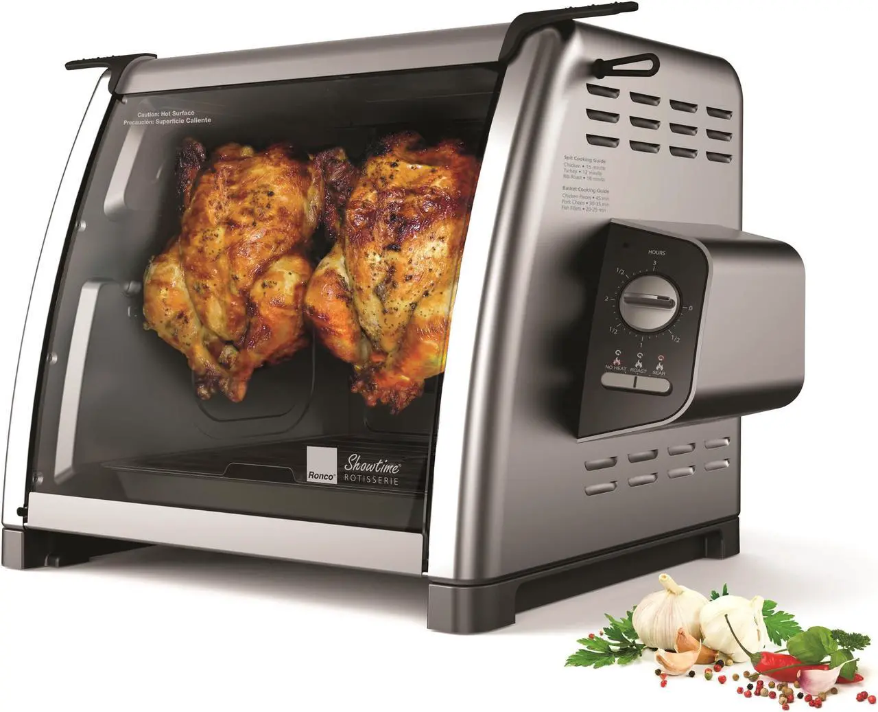 Alt view image 6 of 9 - Ronco Showtime ST5500 Stainless Steel Rotisserie Oven