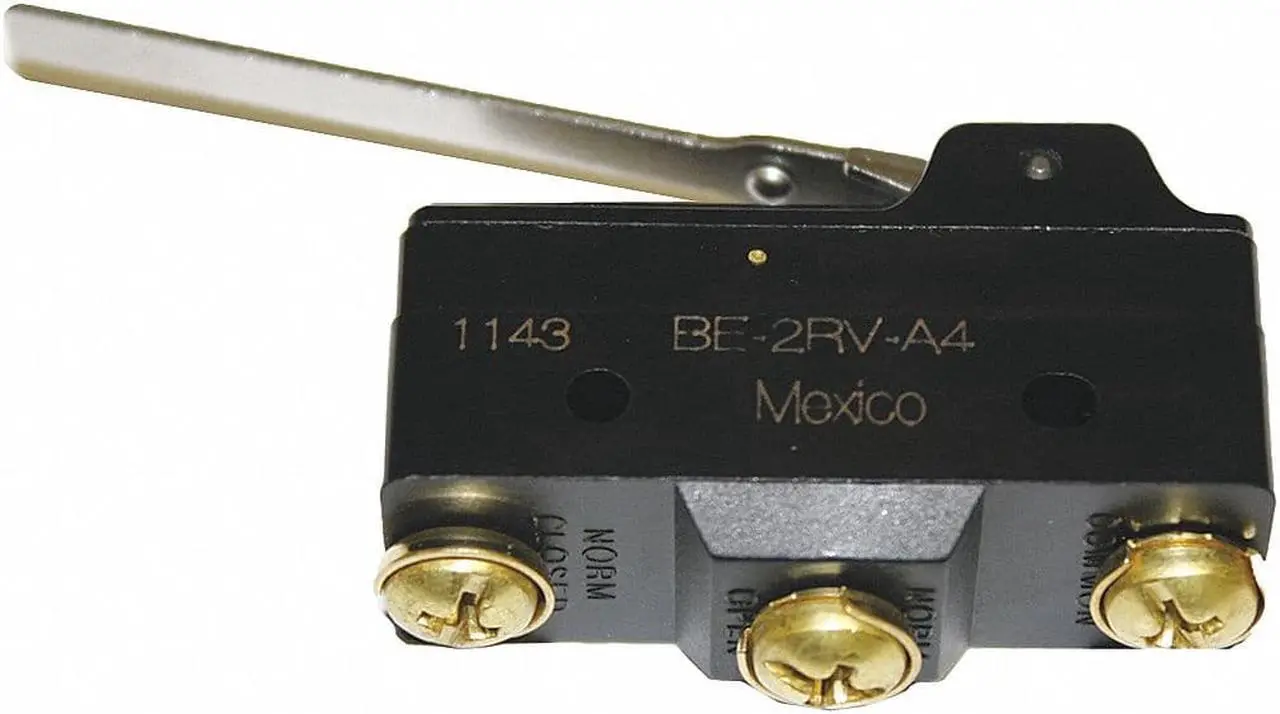 Alt view image 2 of 3 - HONEYWELL BE-2RV-A4 Snap Action Switch, Hinge, Lever Actuator, SPDT, 25 A at