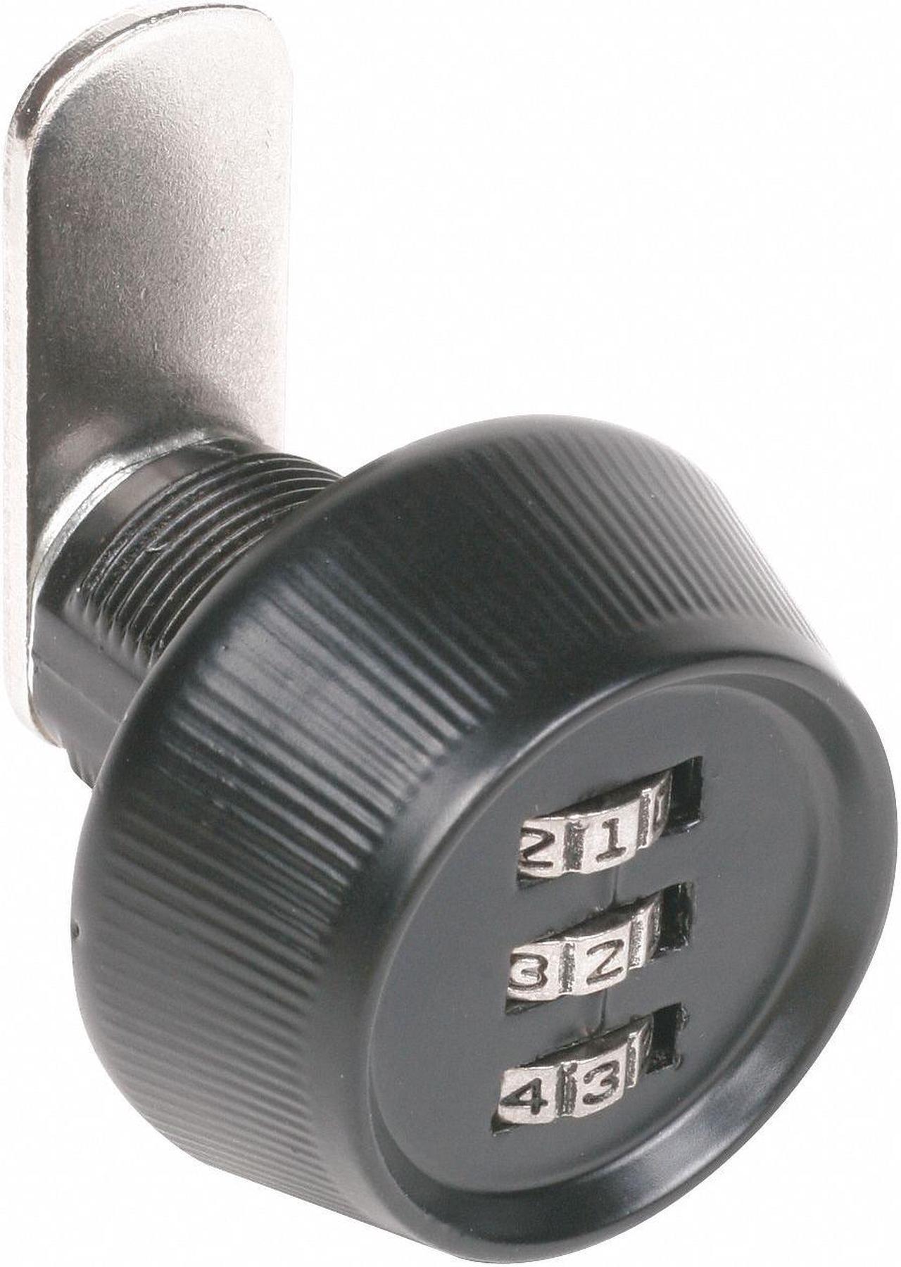 Alt view image 2 of 3 - CCL 39023 Keyless Combination Cam Locks, Black, 27/32 in For Door Thickness, 2