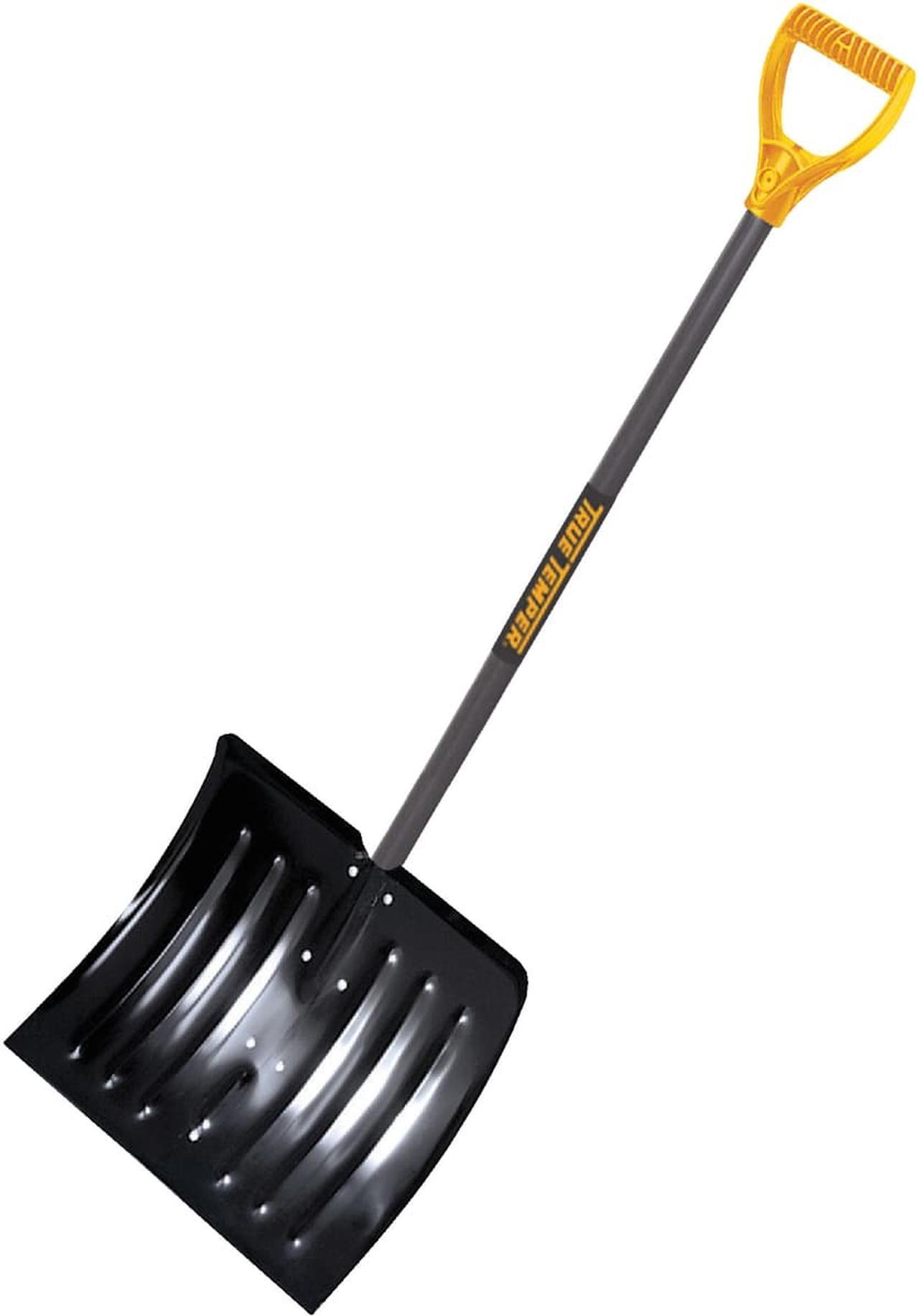 Main image of True Temper 18 In. Steel Snow Shovel with 37 In. Wood Handle 1640700
