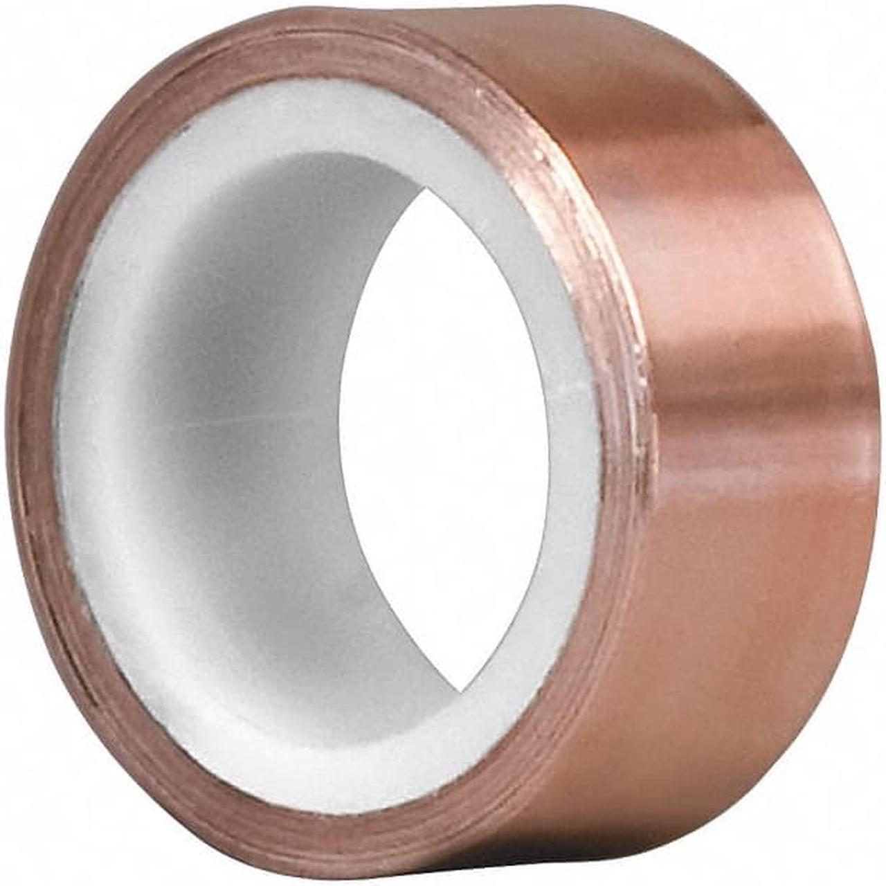 Alt view image 2 of 2 - 3M 1181 Shielding Foil Tape,3 In. x 6 Yd.,Copper