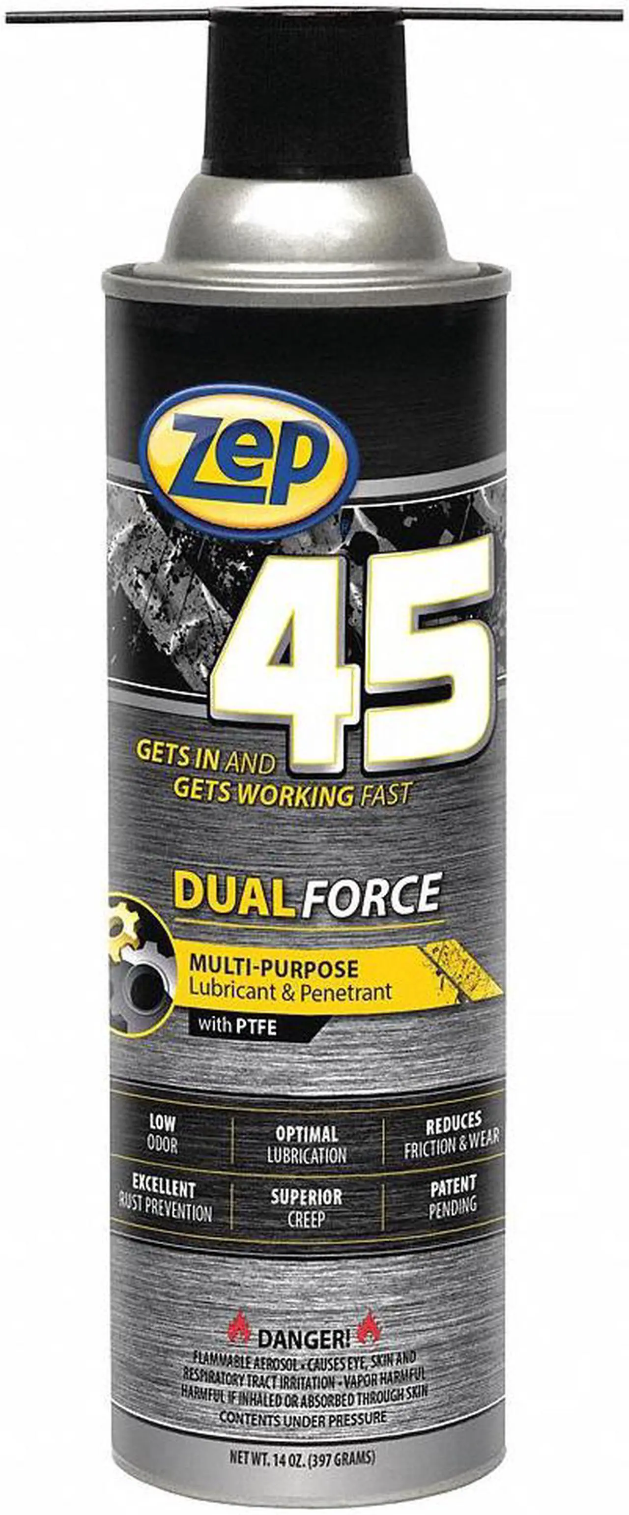 Alt view image 2 of 3 - ZEP 374301 Zep 45 DualForce, Lubricant, 20n14, PK12