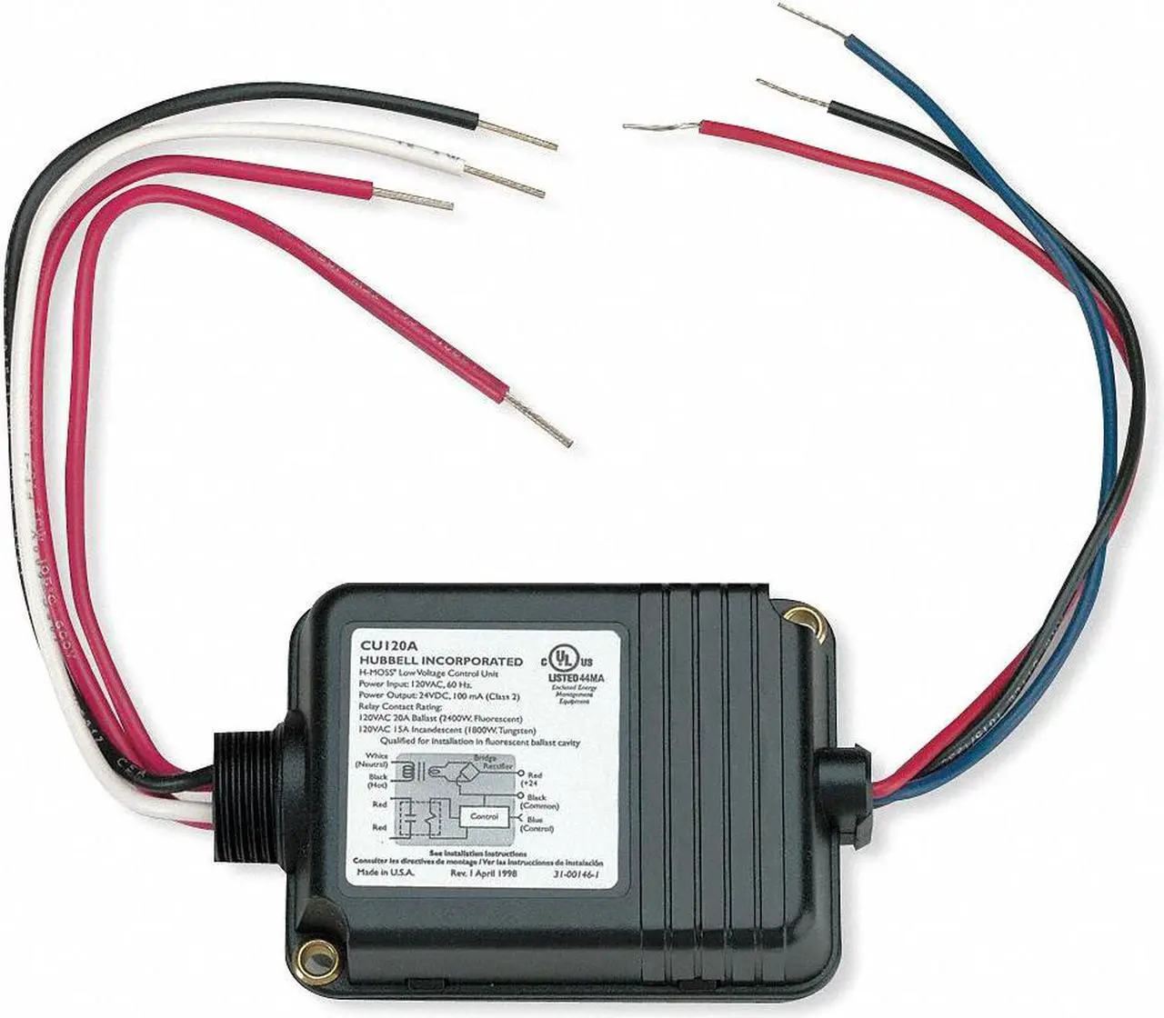 Main image of Hubbell Wiring Device-Kellems Occupancy Sensor Control Unit  CU300A