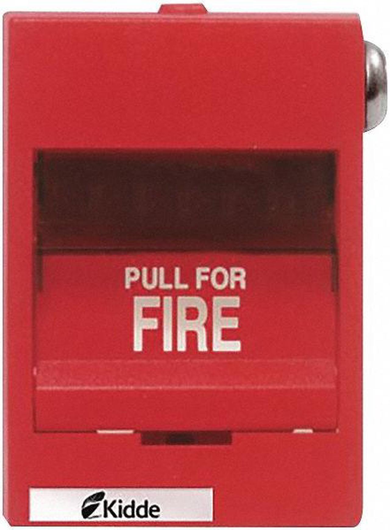 Main image of KIDDE K-276B-1120 Fire Alarm Pull Station,Red,3-3/8" D