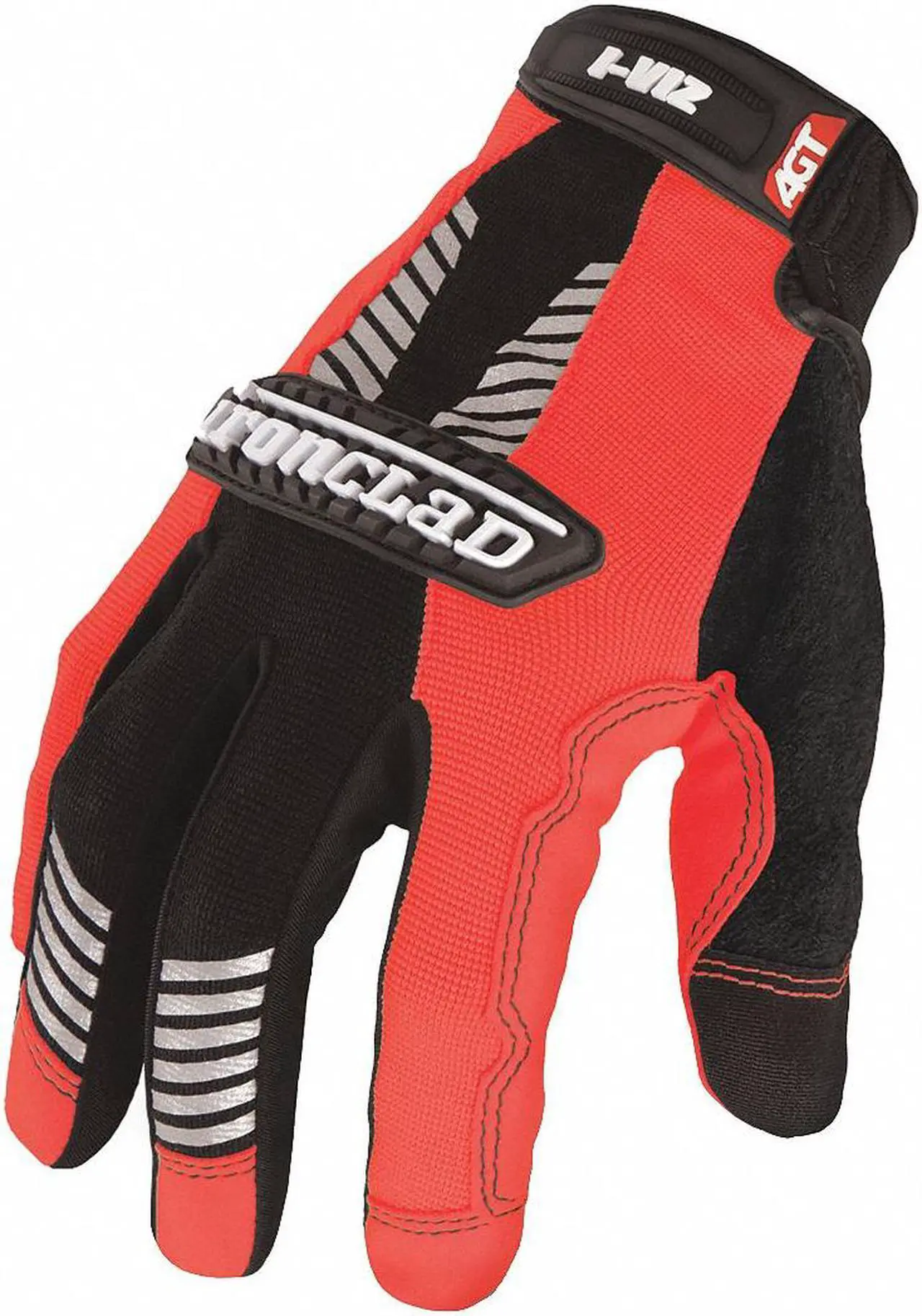 Alt view image 2 of 4 - Ironclad IVO2-02-S I-Viz Orange 2 Gloves - Small